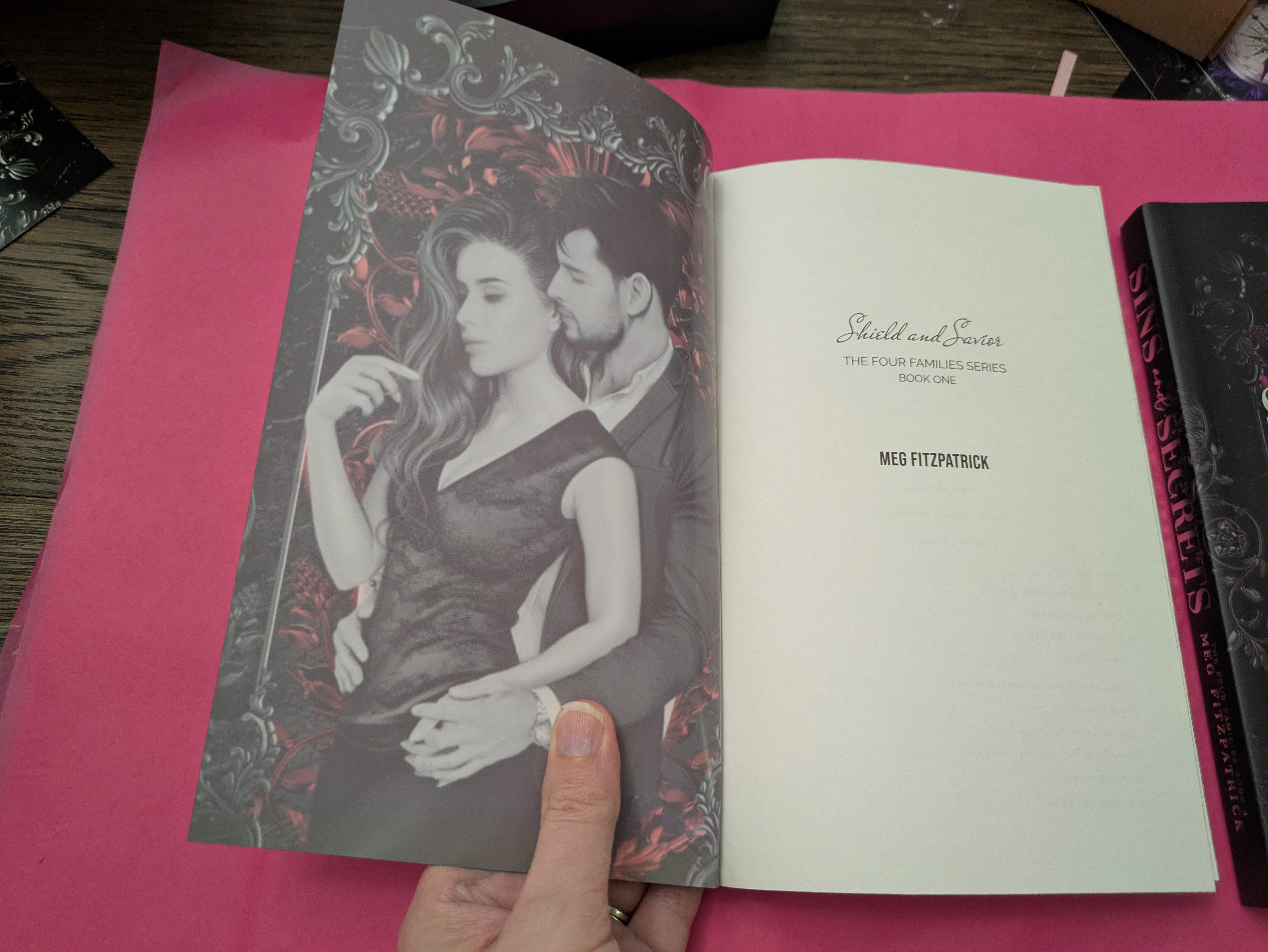 Shield and Savior Paperback Foil Cover and Edges