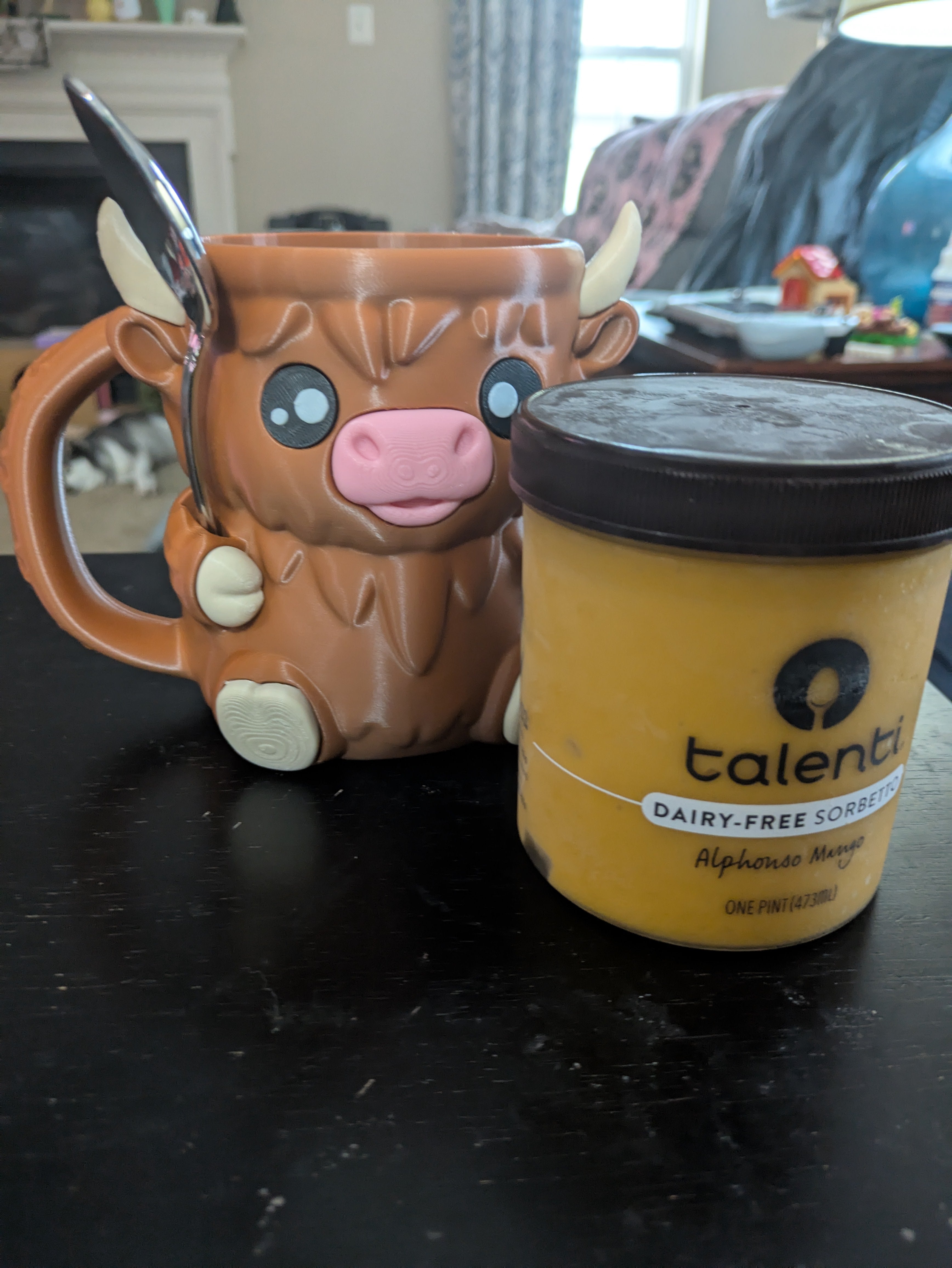 Cow Ice cream Pint Holders