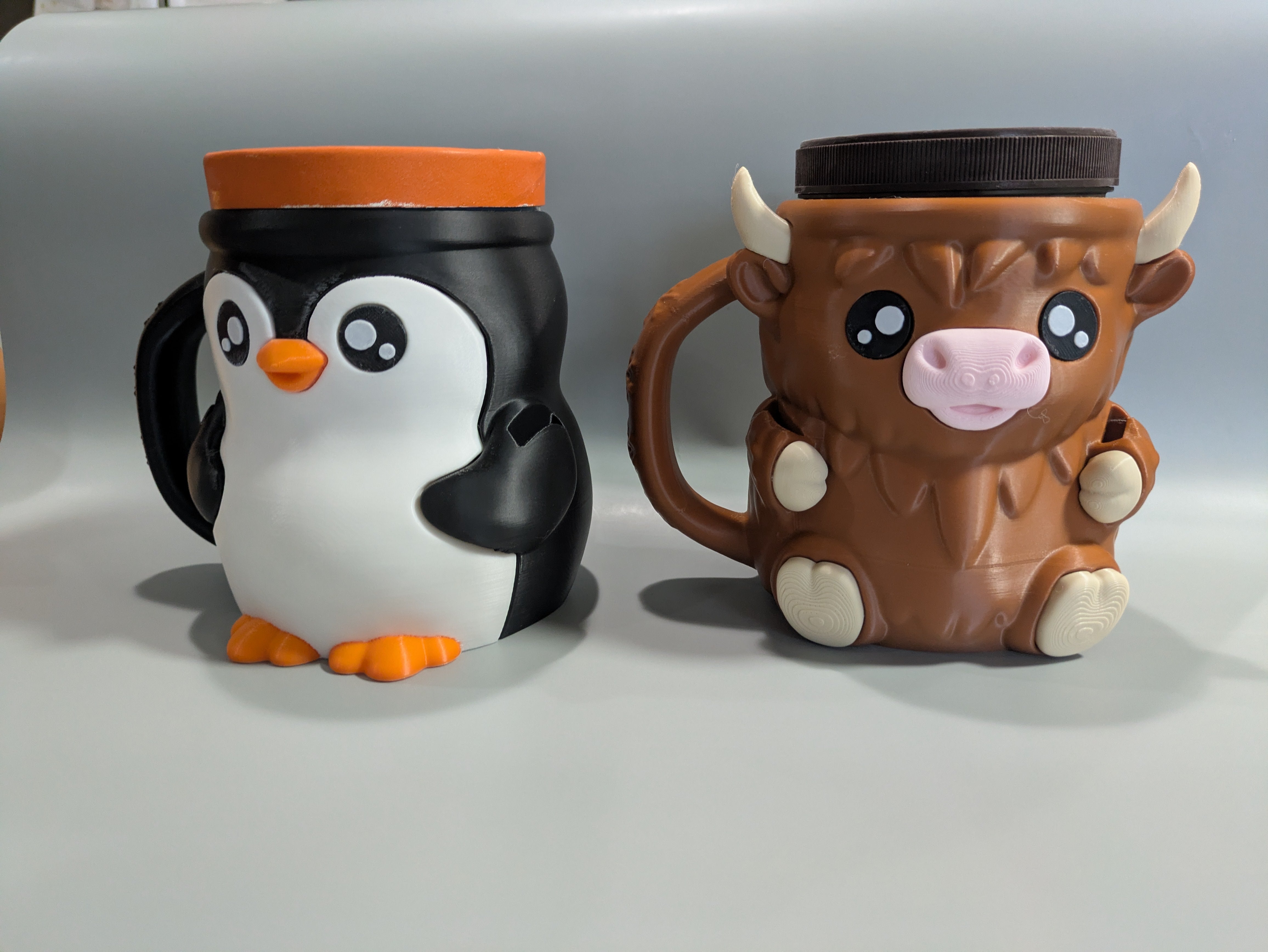 Penguin  pint Ice Cream Holder